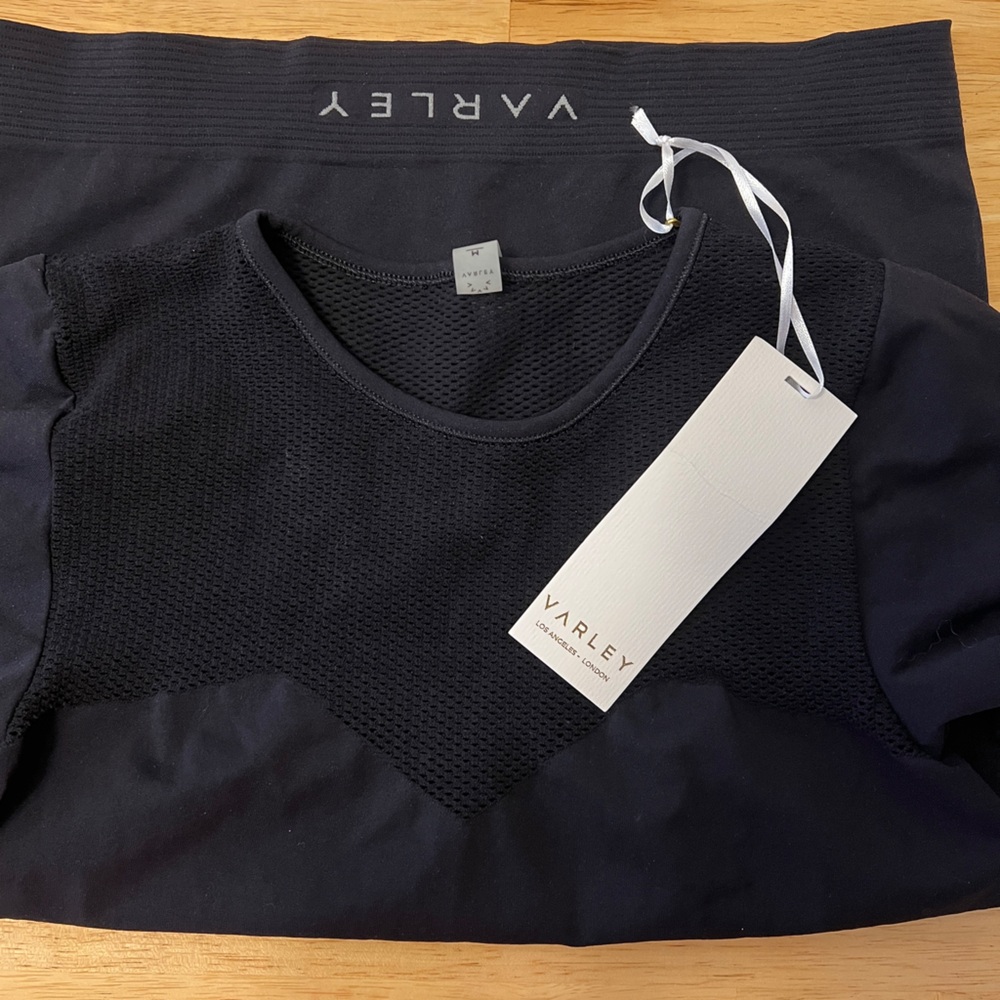 Varley Never Worn Athlesiure Mesh Top